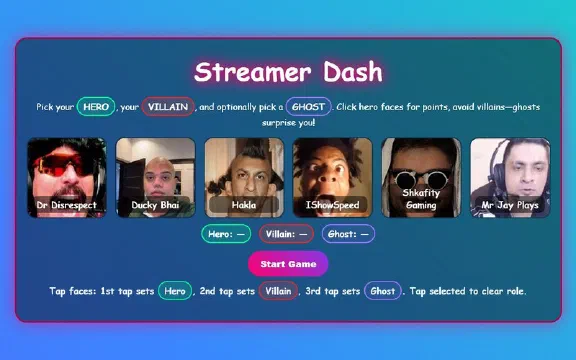 Streamer Dash